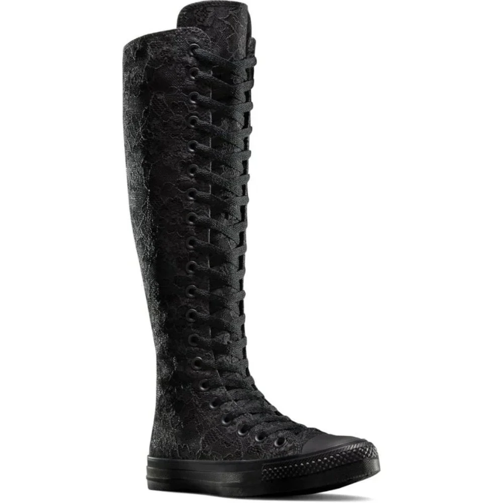 Womens Size 10 Converse Knee-High Shoes Chuck Taylor All Star XXHi Black A15661C